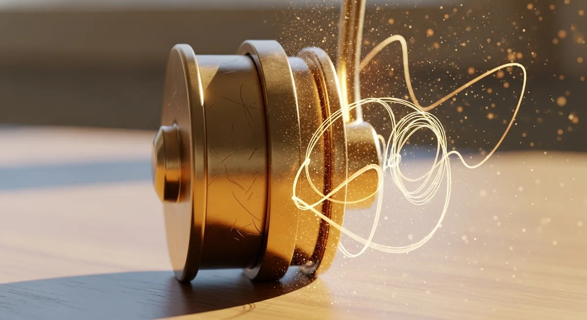 A conceptual image showing a tangible, polished slot machine component seamlessly interacting with ethereal digital light, symbolizing physical versus online gaming.